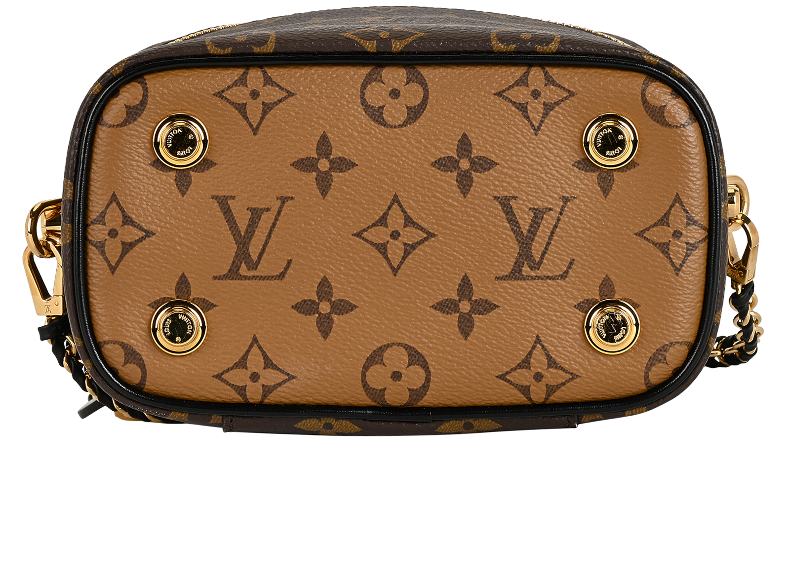 Vanity PM Bag, &pound;1,400, Handbags, Brown, Canvas, Top view